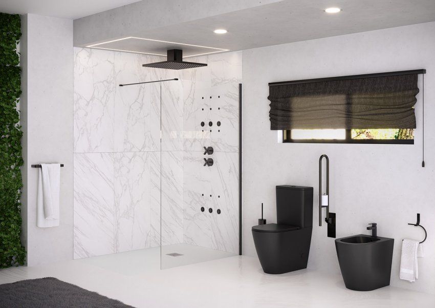 Ambiente Napoles negro mate