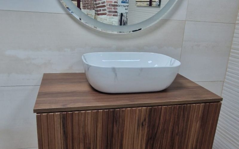 Exposión muebles para baño